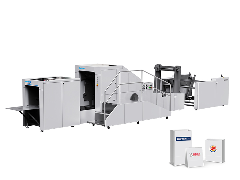 Mesin kantong kertas gulungan bawah gulungan bawah (tanpa pegangan)